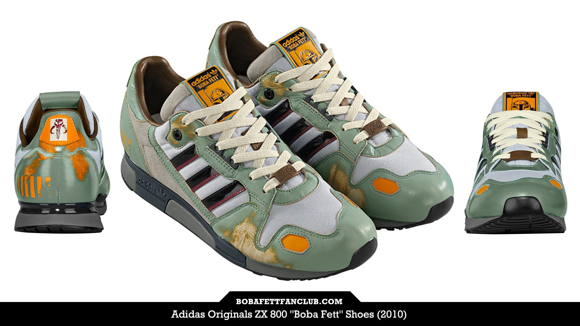 Boba Fett Fan Club on X Adidas Originals ZX 800 BobaFett shoes from 2010 have want or like Share in the comments or add it to your My Bounty checklist https t ao1Llyk7UP StarWars
