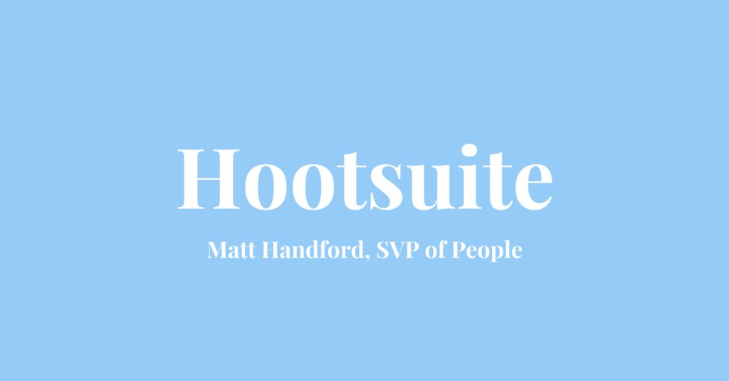 chrisbruney_'s tweet photo. How does Hootsuite maintain a culture of impact and innovation as our company matures? Global SVP, People, Matt Handford shares what’s happening behind the scenes:  https://t.co/myoh6J1PcM https://t.co/pOwsVTWzeR