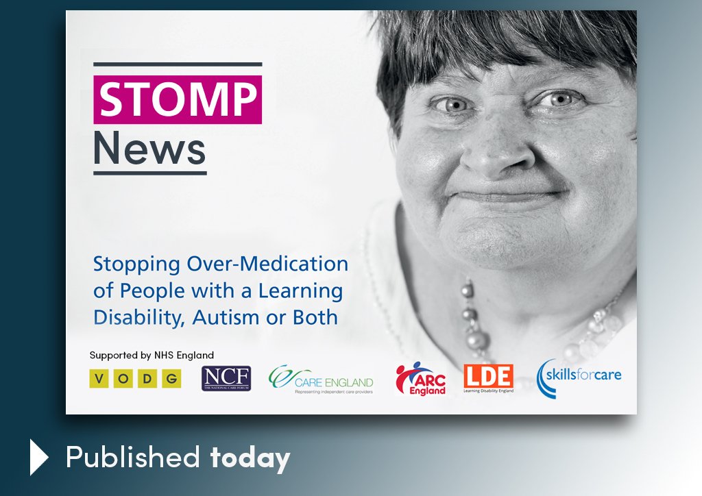 VODGmembership's tweet photo. The latest STOMP for #SocialCare news is now out with the latest developments in the campaign to eradicate over-medication in learning disability and autism services https://t.co/YQni56Dh7l https://t.co/fsQlB4BKhA