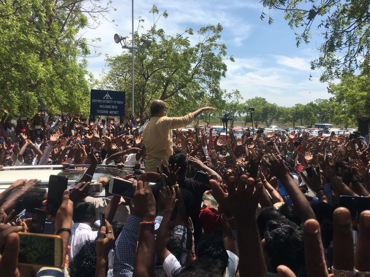 rajumahalingam's tweet photo. Thalaivar in Thoothukudi..... https://t.co/UsuYgnwtz5