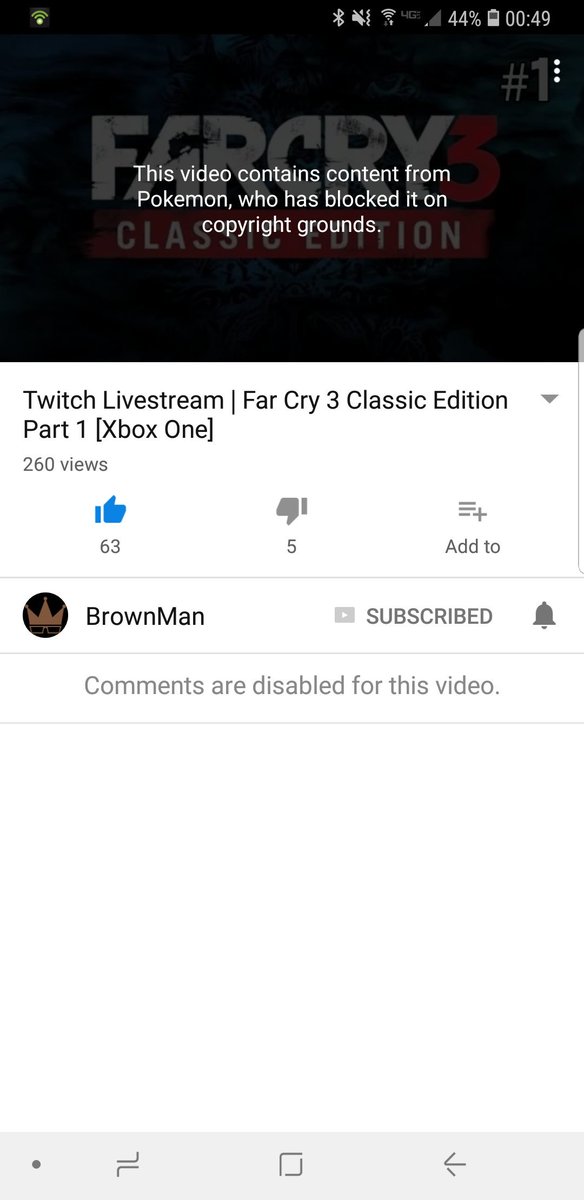 RedneckPitcher's tweet photo. @RayNarvaezJr so this popped up when trying to watch the new vid tonight https://t.co/IUPJ4M8QZA