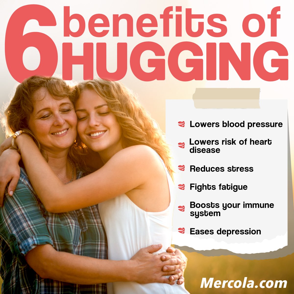 mercola's tweet photo. How hugs heal:https://t.co/xmRyIT7vOG https://t.co/0yerHBP49B