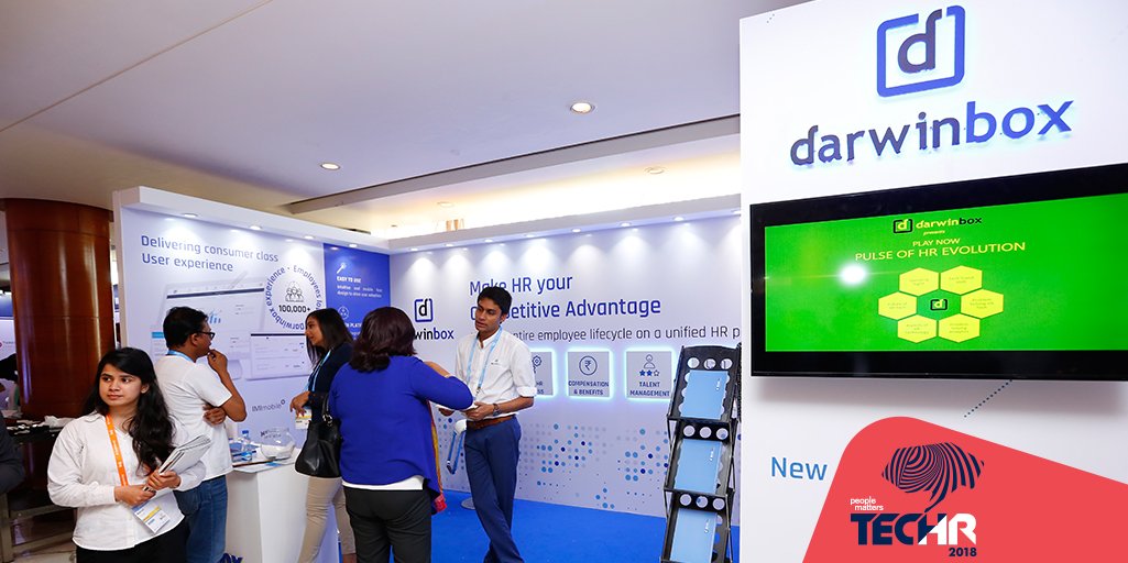 PeopleMatters2's tweet photo. @theDarwinbox made its presence at #TechHR17 and taught us that how to make HR your competitive advantage with technolgy, this year they are back as our diamond partner, meet them at #TechHR18 https://t.co/91NwVSabgZ https://t.co/um91eK7D5L