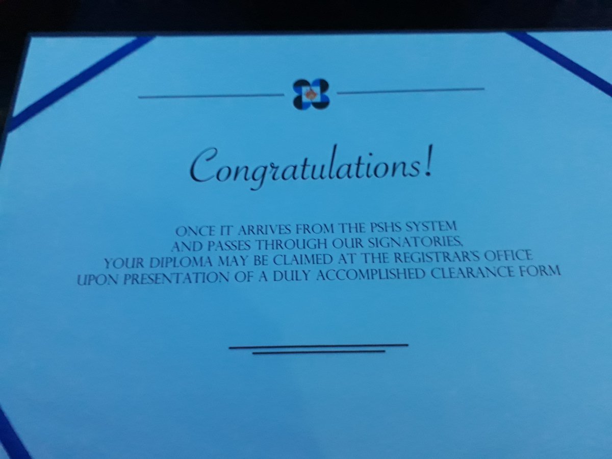 MeMyselfEnrics's tweet photo. Pagkatapos ng anim na taon, nakamit ko na rin ang aking diploma!!!
Pisay: Not So Fast ๐
#Gradwaited https://t.co/YCVr9xCITX
