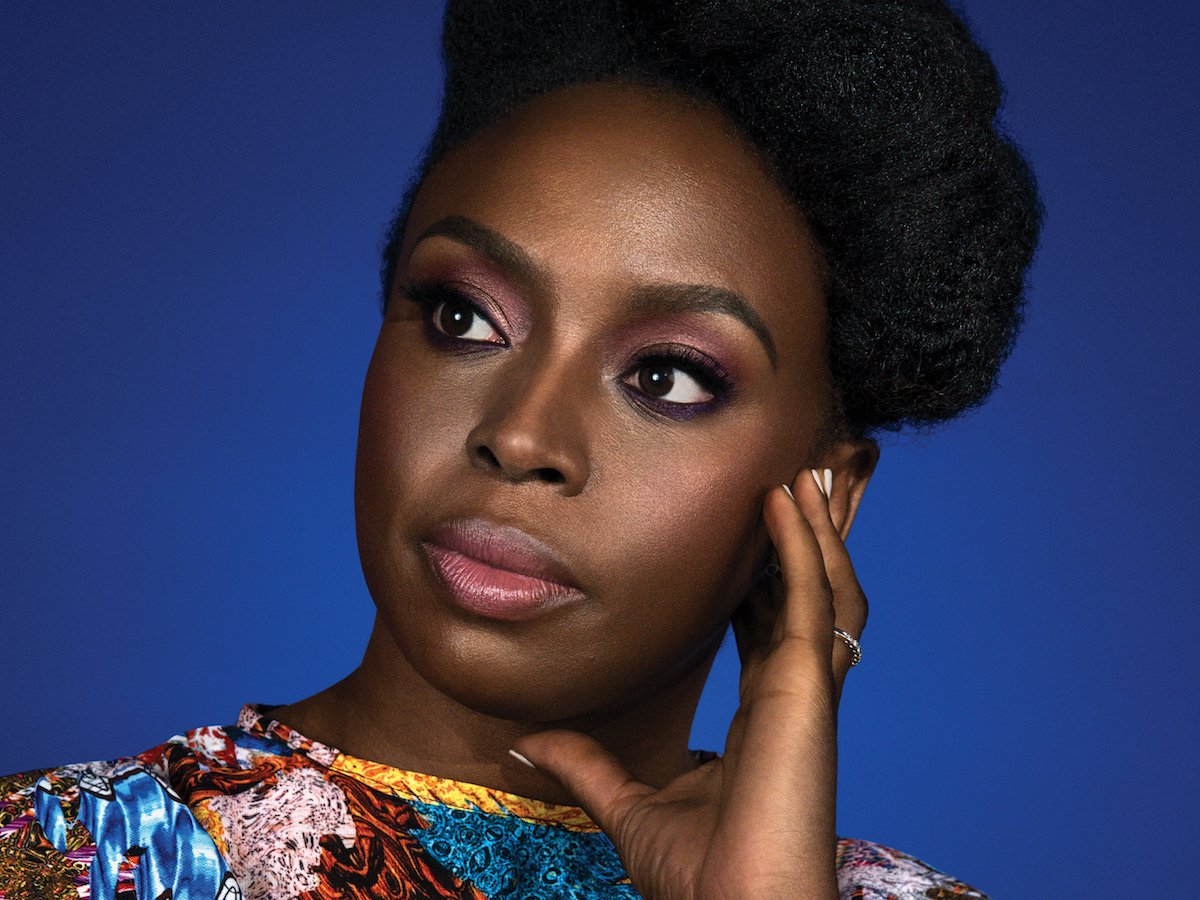 NewYorker's tweet photo. As Chimamanda Ngozi Adichie’s subjects have expanded, her audience has, too, but visibility has its drawbacks: https://t.co/5DEzMFw5fB https://t.co/5owrXbeR0t