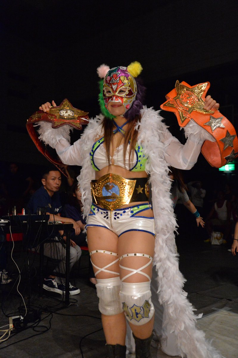 we_are_stardom's tweet photo. Io Shirai's done it all in Stardom.
World of Stardom champion twice, 1014 days.
Wonder of Stardom champion twice, 375 days.
Tag champion 407 days.
High Speed champion.
Artist of Stardom champion 6 times.
SWA champion.
5 Star Grand Prix champion.
Now she will show it to the world. https://t.co/SQTBf6O2ov