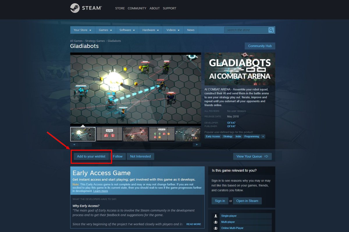 GFX47's tweet photo. ICYMI, @Gladiabots early access is coming soon on Steam!

https://t.co/kZLsttX7xb

Wishlists and RTs deeply appreciated 🙏

#GameDev #IndieDev #IndieGame #Steam #IndieDevHour https://t.co/t9kQBUpIeI