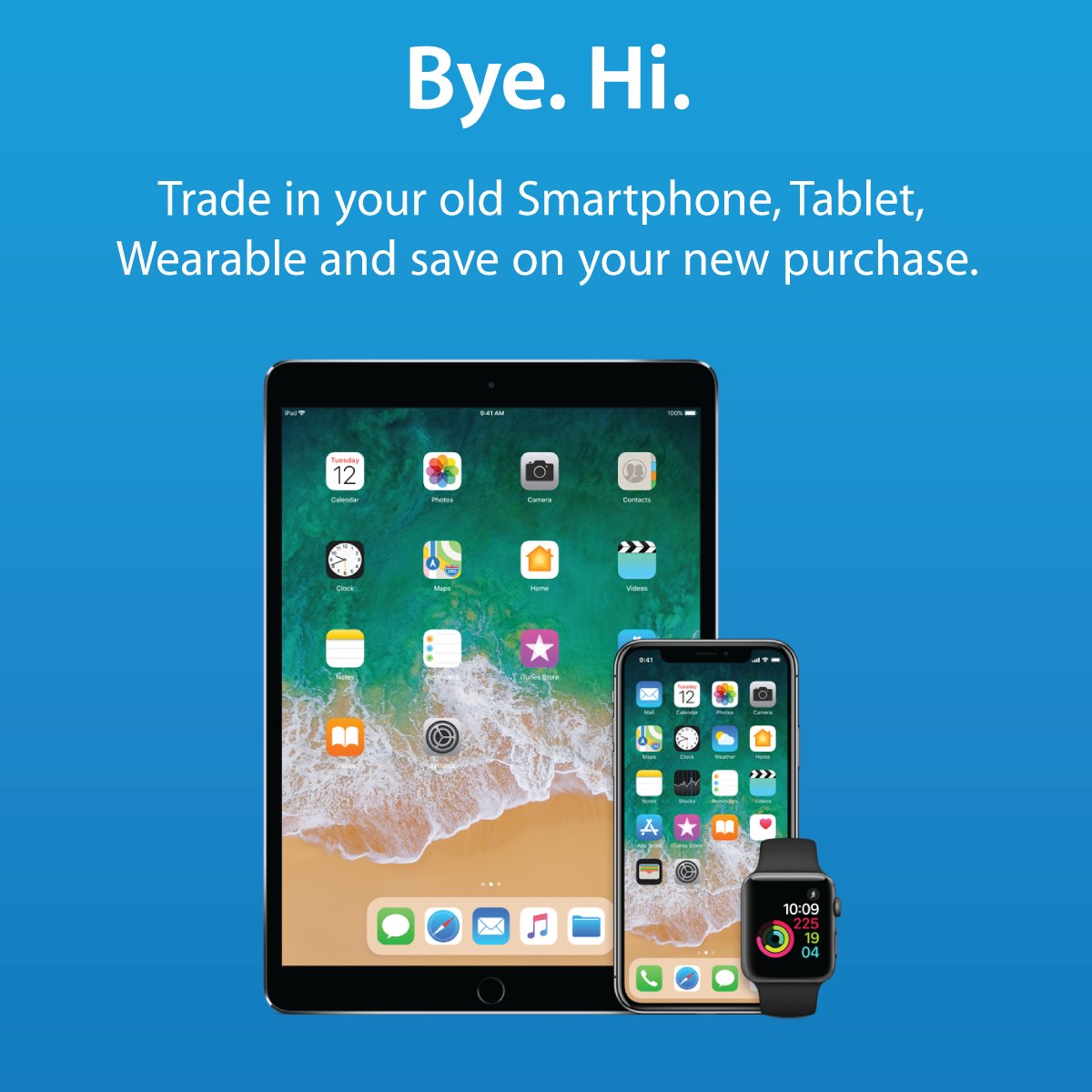 iSpotQatar's tweet photo. Upgrade yourself to the latest Apple device!
Trade-in any of your old Smartphone, Tablet, Wearable and save on your new purchases. https://t.co/j7awOruXYE