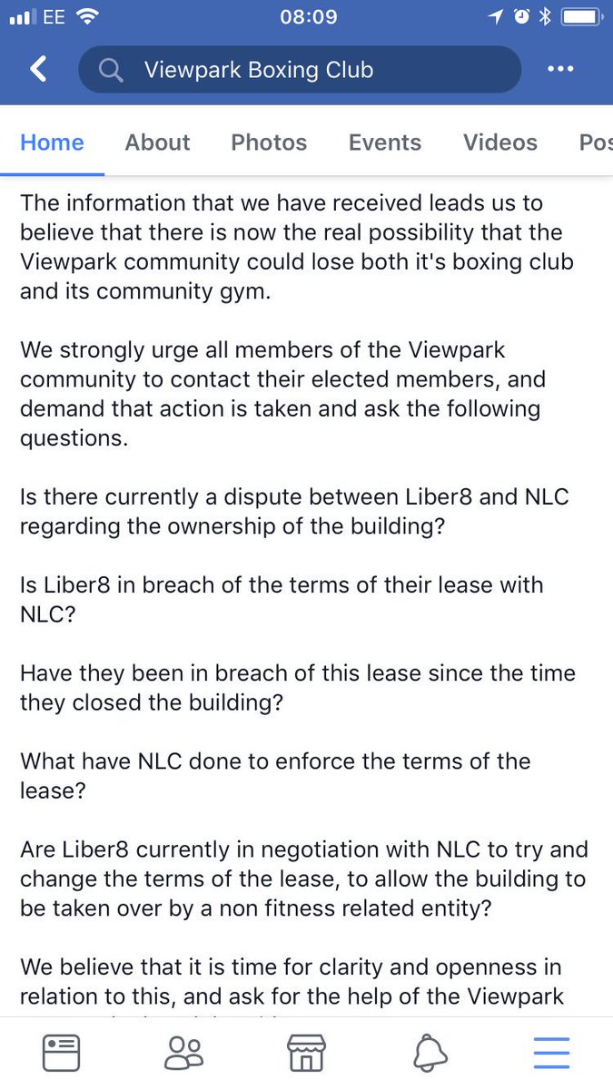 Viewpark Boxing Club tweet media