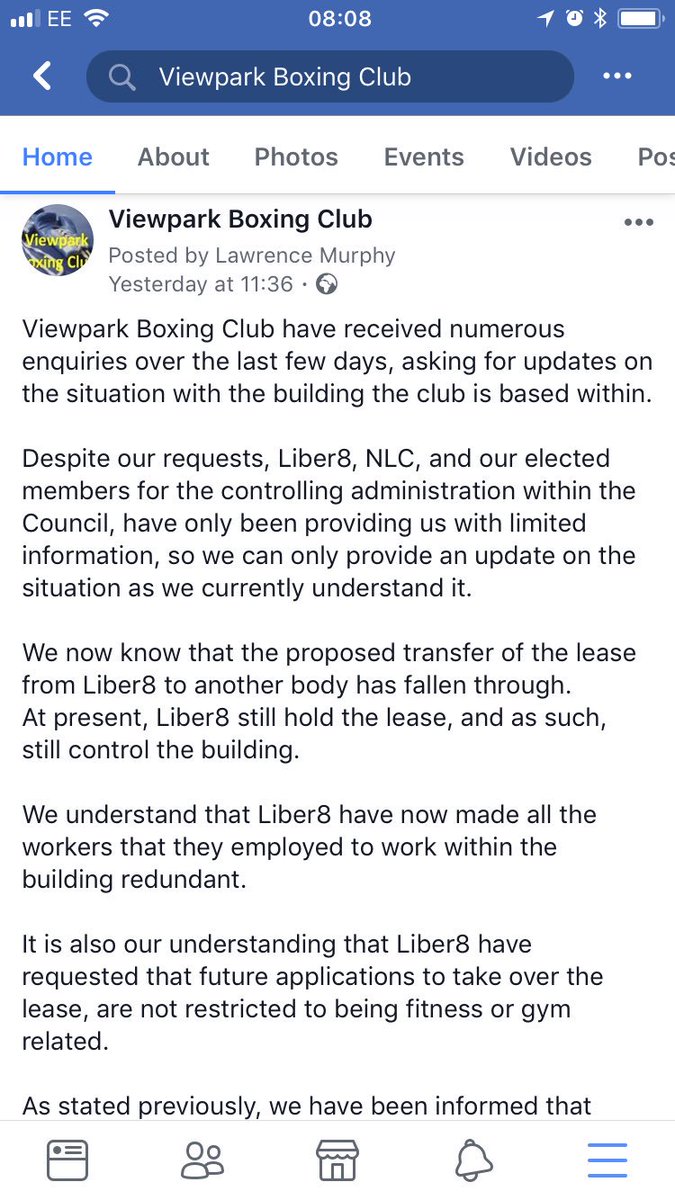 Viewpark Boxing Club tweet media