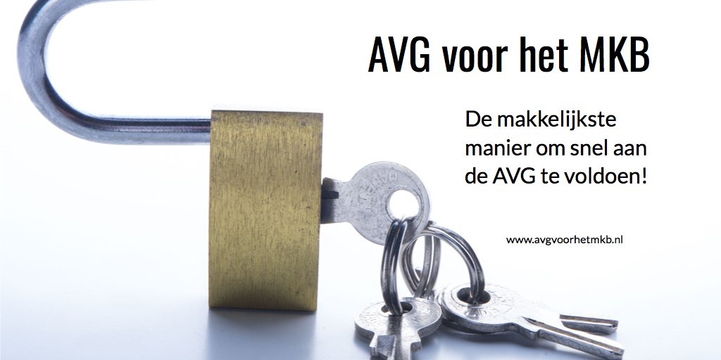 AVGProgramma's tweet photo. De #AVG is officieel van kracht gegaan in de Europese Unie. Ben jij nog niet van start gegaan om jouw bedrijf AVG gereed te krijgen? Zorg dat je snel actie onderneemt om reputatieschade en boetes tegen te gaan. https://t.co/jQuzsWSH0T https://t.co/P6rpITCrAq