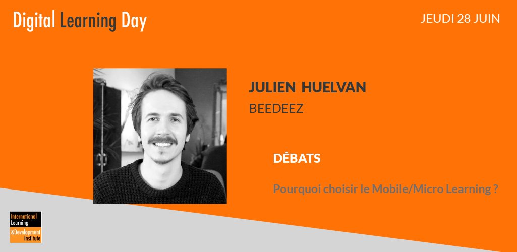 ILDIconseil's tweet photo. [#Débat] Pourquoi choisir le Mobile/ Micro Learning ? On en parle avec Julien Huelvan de @BeedeezApp au Digital Learning Day https://t.co/2c5HVubOvx @JulienHuelvan 
#DLDP2018 #mobilelearning #elearning #formation #microlearning #innovation https://t.co/BXzrKkLjHi