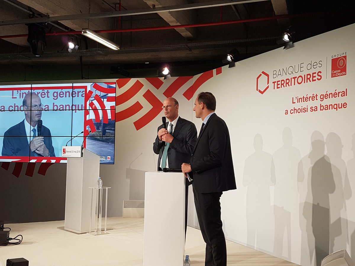 NicolasDufourcq's tweet photo. Magnifique lancement de la Banque des Territoires ! @Bpifrance @CaissedesDepots https://t.co/ndosk67iEw