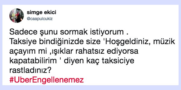 onedio's tweet photo. Uber'in Yasaklanmasına Karşı Çıkarak Pek Çok Kişinin Duygularına Tercüman Olan 16 Kişi https://t.co/GSum7nASRm https://t.co/AxoYt1Y49l