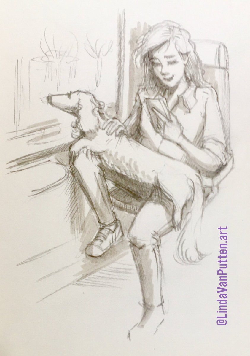 De Teckel gaat vrolijk mee naar het werk. #treinleven #treinschets <a href="/Metro/">Metro</a>