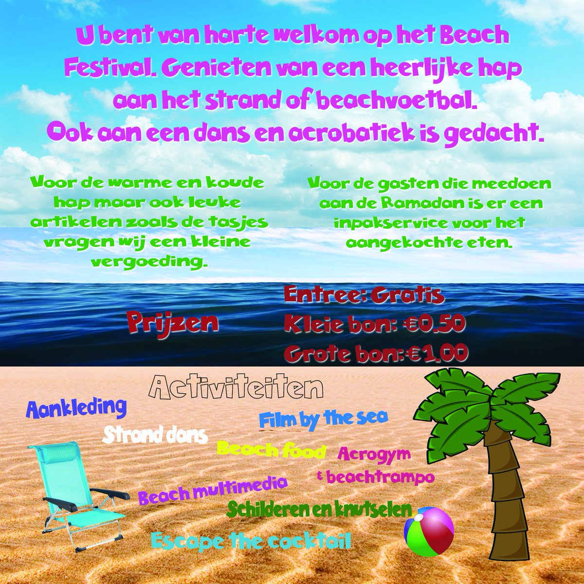 AntoonSC's tweet photo. Wat zijn de leerlingen weer hard aan het werk! Super trots zijn we op hen allen. Vandaag nog hard werken en dan morgen het grote resultaat presenteren bij het #BeachFestival @AntoonSC !

Meer informatie vindt u op onze website. https://t.co/vI01kgdVJX