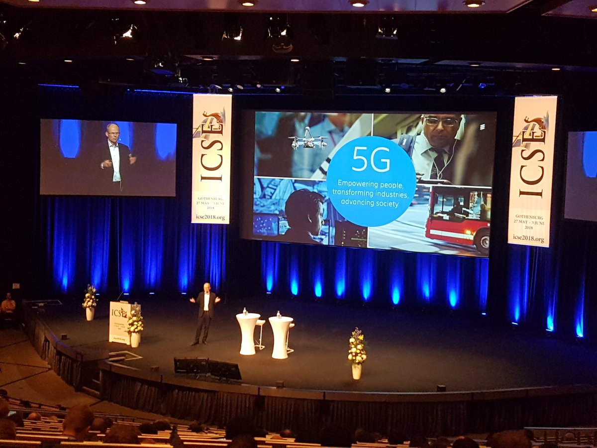 sahartahvili's tweet image. ICSE&apos;18 keynote Magnus Frodigh #icse18 @TestomatProject