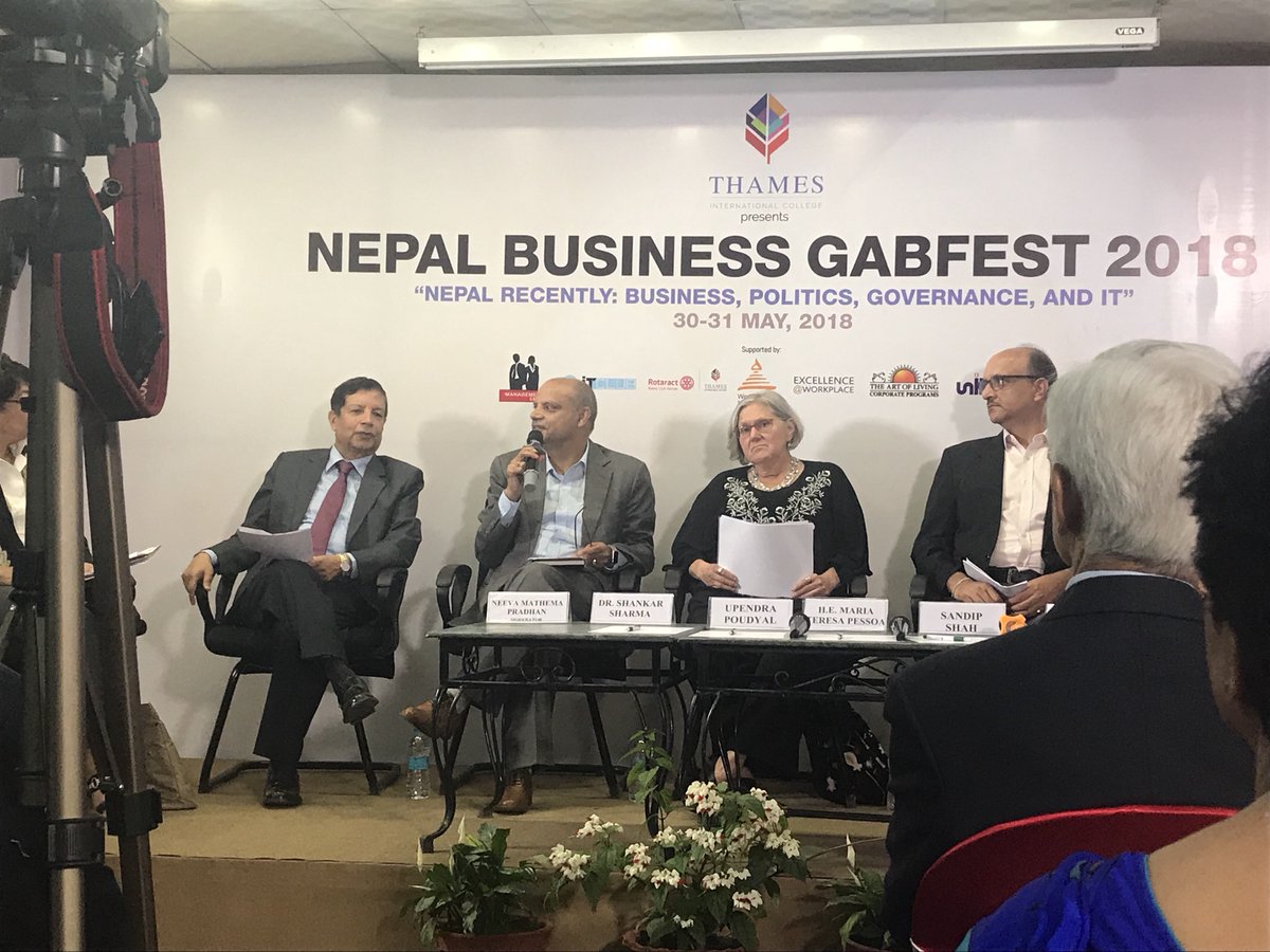 denisecreisson's tweet photo. Such a distinguished panel, fantastic to see them take time out of their ambassadorial and bureaucratic lives to speak on such important topics #ethics https://t.co/52aFRcCjlr