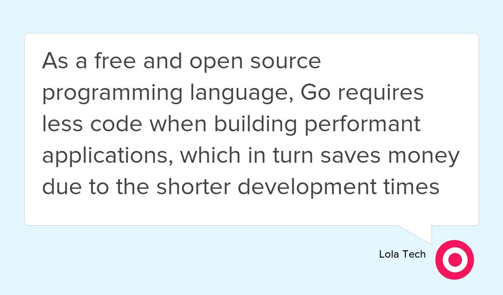 See how #programming languageGo can save your business time and money goo.gl/cyKVZC #Tech #golang #programming