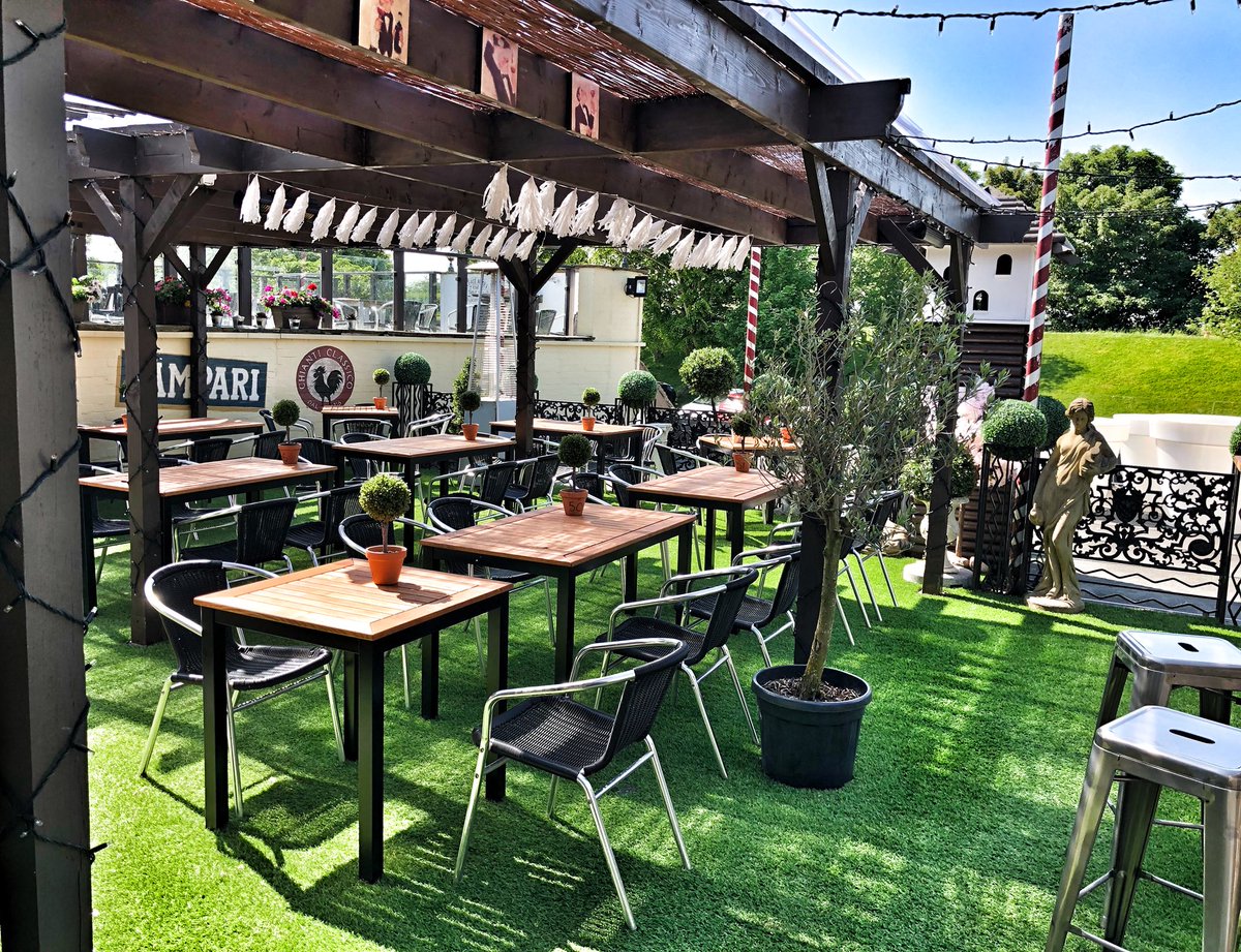 GuysEatingEst's tweet photo. All ready for today sulla #terrazza If you want to escape the #bubbleNbounce visit us for #calm #serenity #outdoor #alfresco https://t.co/pnpr6krgpP