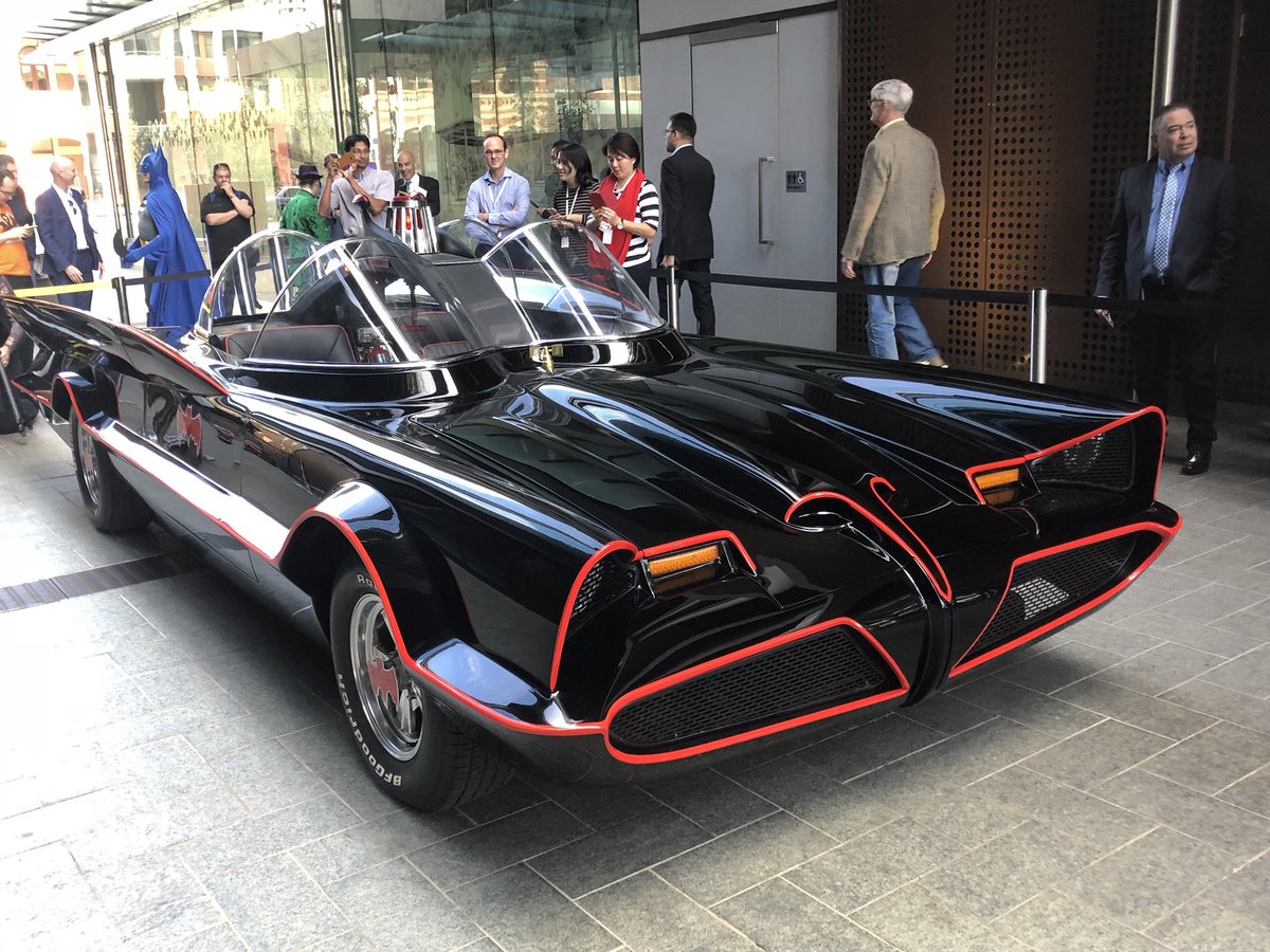TimMcGuane1's tweet photo. Batman enjoying a visit to Kings Square Perth. There until 5.30pm  #perth #perthnow #batman https://t.co/3KG89ik5Gz