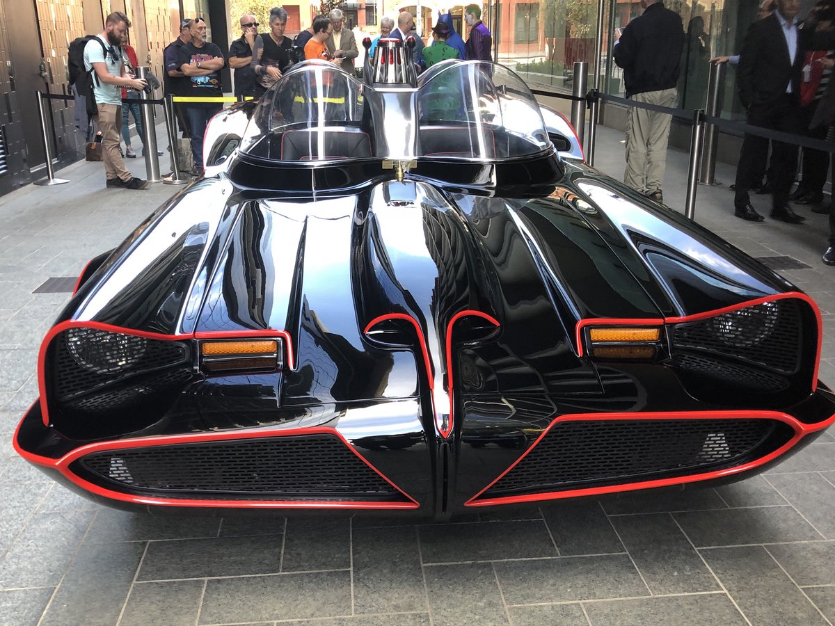 TimMcGuane1's tweet photo. Batman enjoying a visit to Kings Square Perth. There until 5.30pm  #perth #perthnow #batman https://t.co/3KG89ik5Gz