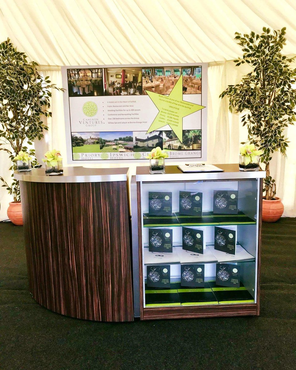 Cameron Ventures Group are all ready and set up for the Suffolk Show #suffolkshow2018 #suffolk #events #hotels #venue