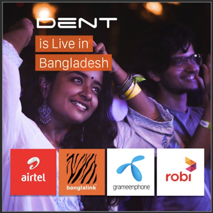 dentcoin's tweet photo. DENT is LIVE in BANGLADESH! 4 major operators with over 90% coverage in this fast growing market with 85 Million users connected! Download DENT Android App: https://t.co/BXphYsHhG5  iOS App: https://t.co/fw67pdcj7o  #dentcoin #blockchain #bitcoin #eth #btc #gsma #cryptocurrency https://t.co/j9RIYvpioZ