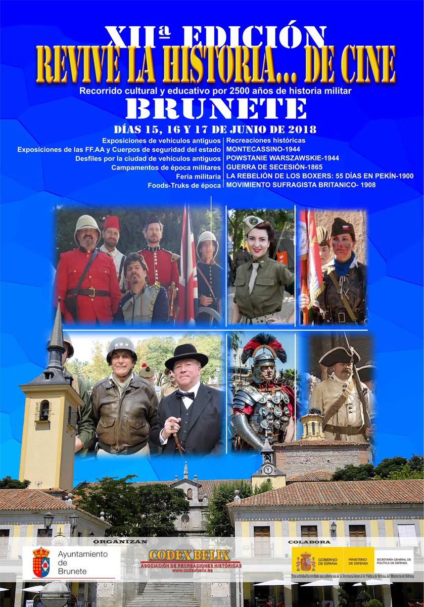 Evento muy chulo ideal para niños y mayores en Brunete, el finde del 15 de junio... y es espectacular además de gratis! :-)  facebook.com/events/6902363…