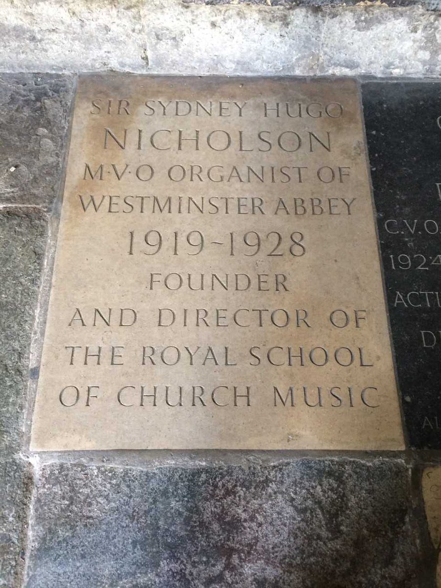 RSCMCentre's tweet photo. Today is the anniversary of the death of Sir Sydney Nicholson, our founder. https://t.co/kxboy5h7R9
