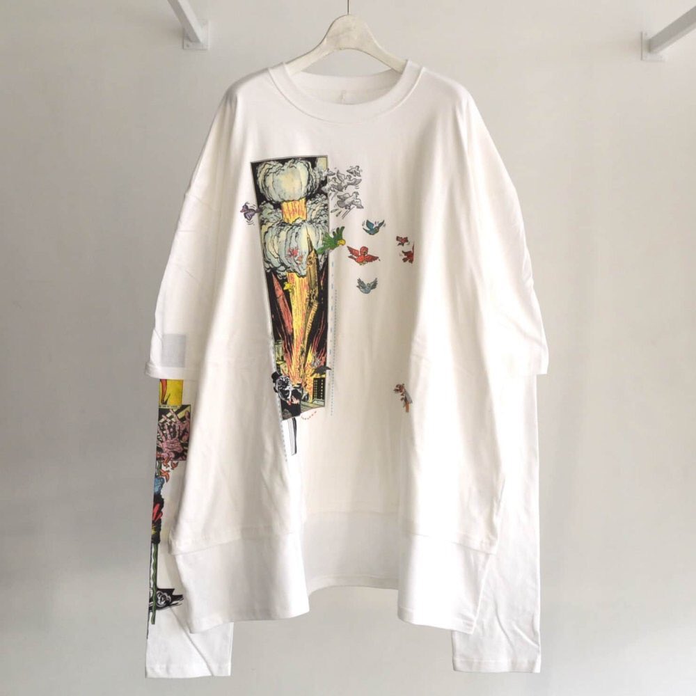 トップス KIDILL / BOOM Long Sleeve Double Tshirts KIDILL / BOOM Long Sleeve Double Tshirts KIDILL(キディル) / BOOM