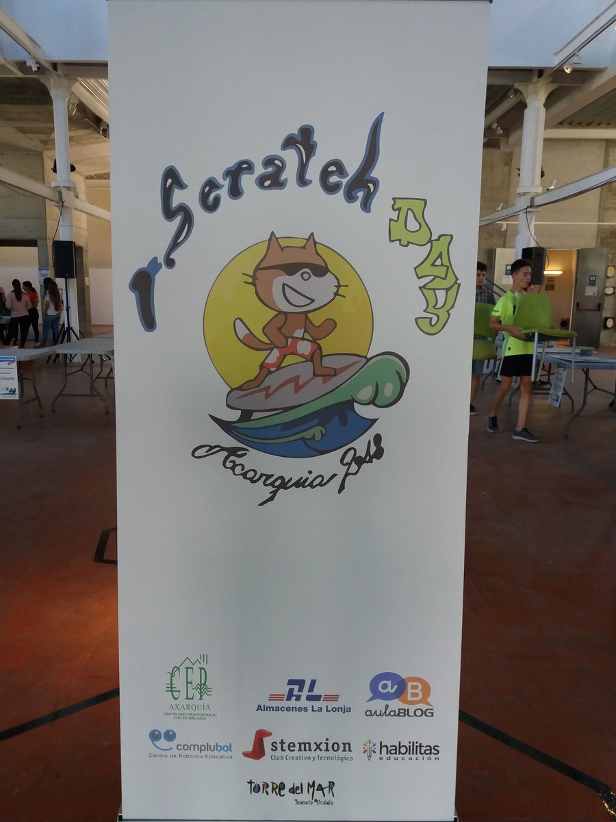 cepaxarquia's tweet photo. Todo listo para dar comienzo con el #ScratchdayAxarquia @rafaleiva82 @davidpal5 @davidsanlo78 ... https://t.co/bZTJvvsexE https://t.co/JivZl5vxD9