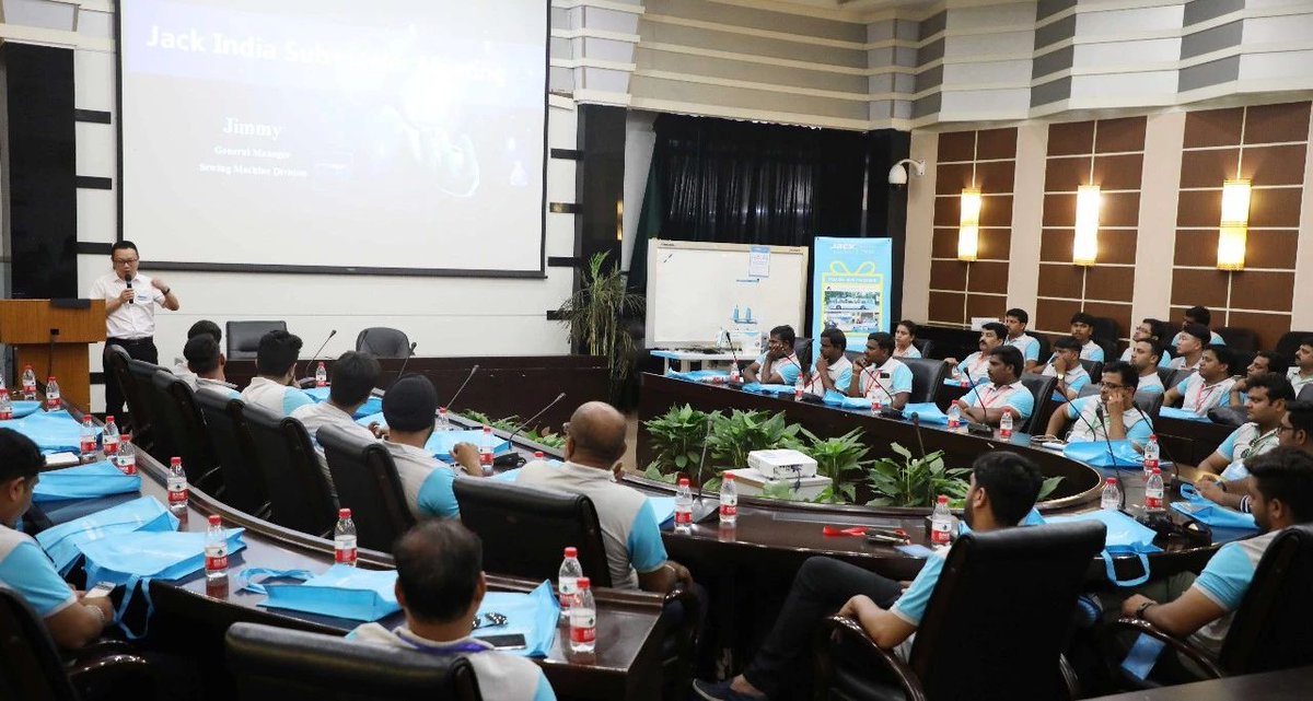 #India #Jack #sewing Nearly 100 Jack India Sub-dealers visited Jack sewing machine co., ltd. 
they all feel pride to sell Jack sewing machine 
<a href="/JackSewing/">JackSewingMachine</a>