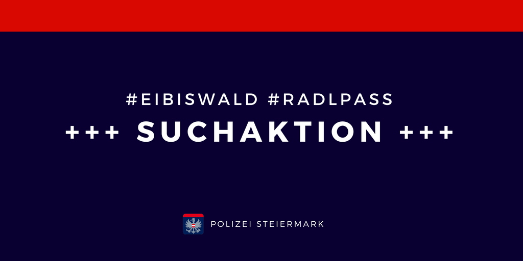 PolizeiStmk's tweet photo. +++ AKTUELL +++ Fragt auch ihr euch, warum gerade so viele Einsatzkräfte im Raum #Eibiswald bzw. #Radlpass unterwegs sind?! Soeben läuft eine #Suchaktion nach einem #Abgängigen. https://t.co/6lfw2FKXkk