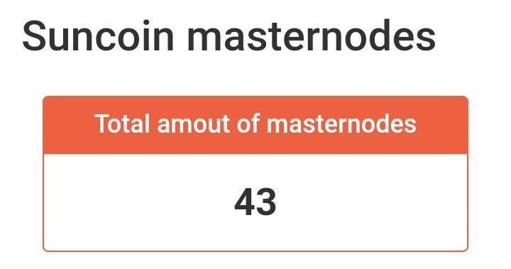 suncoin_network's tweet photo. ๐We have many milestones to reach in SunCoin Community Currency๐
One of them...
Is the total decentralization of the project, for this reason we are proud to have consolidated more than 40 nodes in the network ๐โ๏ธ๐
#masternodes #suncoin #descentraliced https://t.co/71kFWH164s