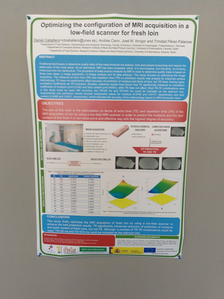 danitheyoz's tweet photo. Las dos primeras comunicaciones como postdoc en la @uni_copenhagen... #VisionDay18 #DTU #ComputerVision #MRI @_AndresCaro_ @TriniPP @AntequeraTeresa @pablogarguez Gracias a @infouex @EPCC_Unex @infovetcaceres #IproCar https://t.co/KBVDJZjdyZ