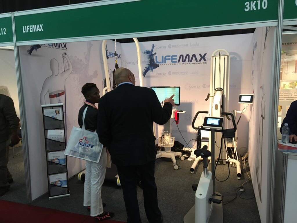 LifeMaxSA's tweet photo. Visit us at @africahealthexb to view our full range of Cardio Pulmonary Diagnostic solutions @Lode_Ergometry #cardiacrehabilitation #stresstesting #ergospirometry https://t.co/gaJw83UDjR