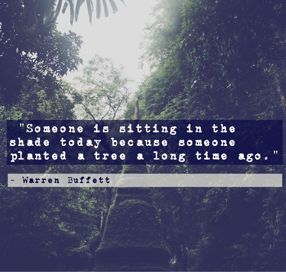 Spend your days planting metaphorical trees 🌳 #WednesdayWisdom #KaerAir #BetterSpaces