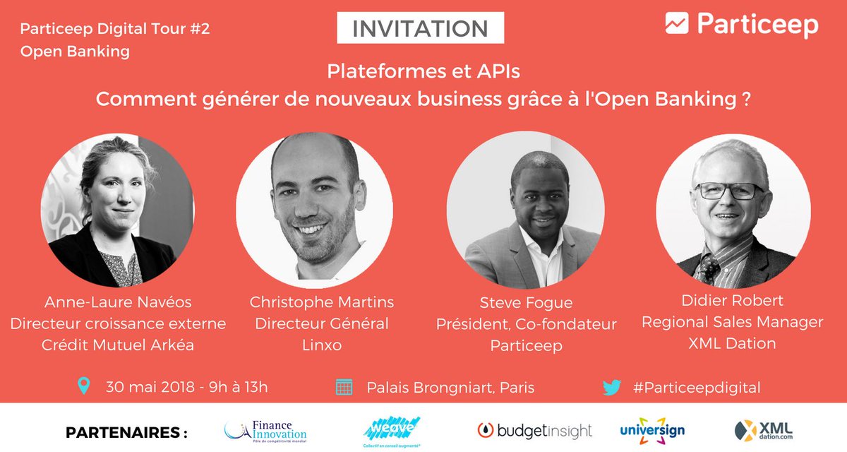 ChrisMartins_FR's tweet photo. Ravi de venir discuter des nouveaux usages autour de l’ #openbanking: « comment generer de nouveaux business ? » #Particeepdigital #FinTech https://t.co/NYeVWVqZr4
