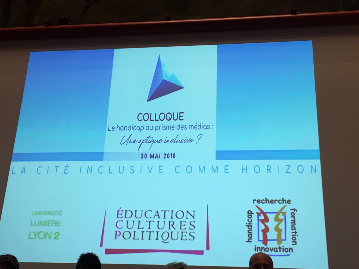 @Société Générale aux côtés de l’université Lyon 2 pour une journée de débat #citeinclusive colloque «le handicap au prisme des médias » et « trophées Lumière de l’entreprise inclusive » #tropheeslumiere <a href="/CGardou/">Charles Gardou</a> <a href="/tousuniques/">tousuniques</a>