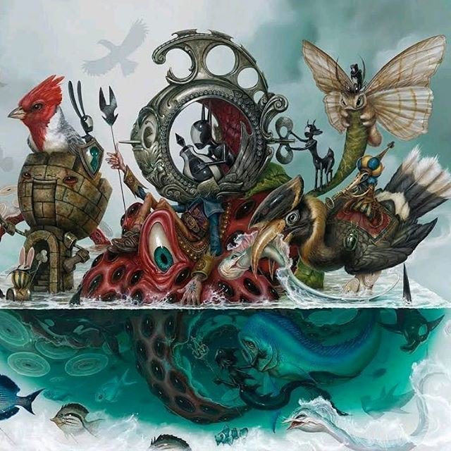 Reposting (@craola) 
.
.
.
#art #painting #Craola #GregSimkins #tarttalks #contemporaryart #newcontemporary #surrealism #lowbrowart