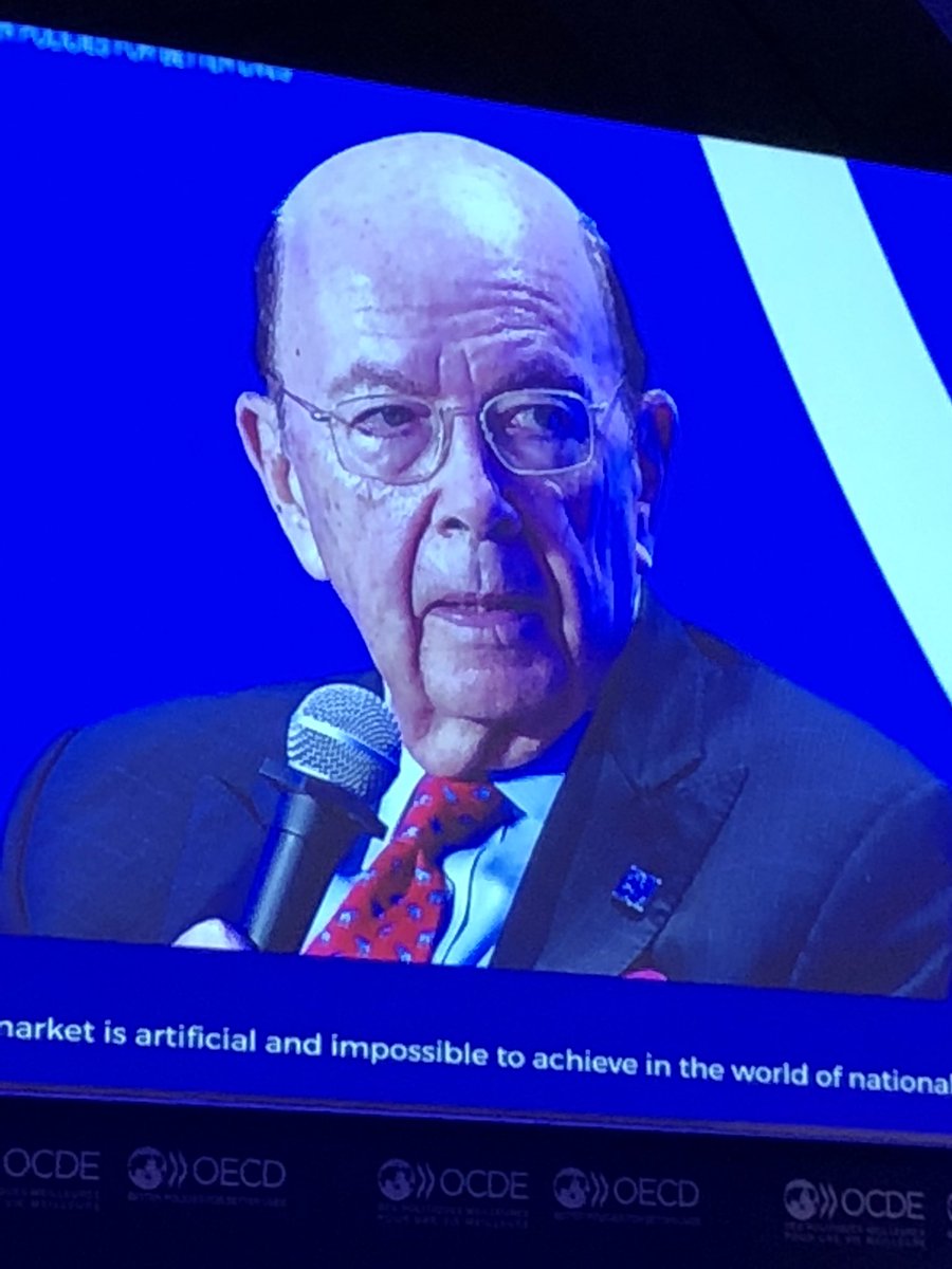 tatheer_ali's tweet photo. Second day of the OECD Forum 2018: listening to @SecretaryRoss @SigridKaag, Charles Johnston, and @RicardoOteros discuss US tariffs on aluminum and steel at the @OECD on the Faces of Trade panel #OCEDForum @YDCanada #ydcinparis https://t.co/ovNHavk6wb