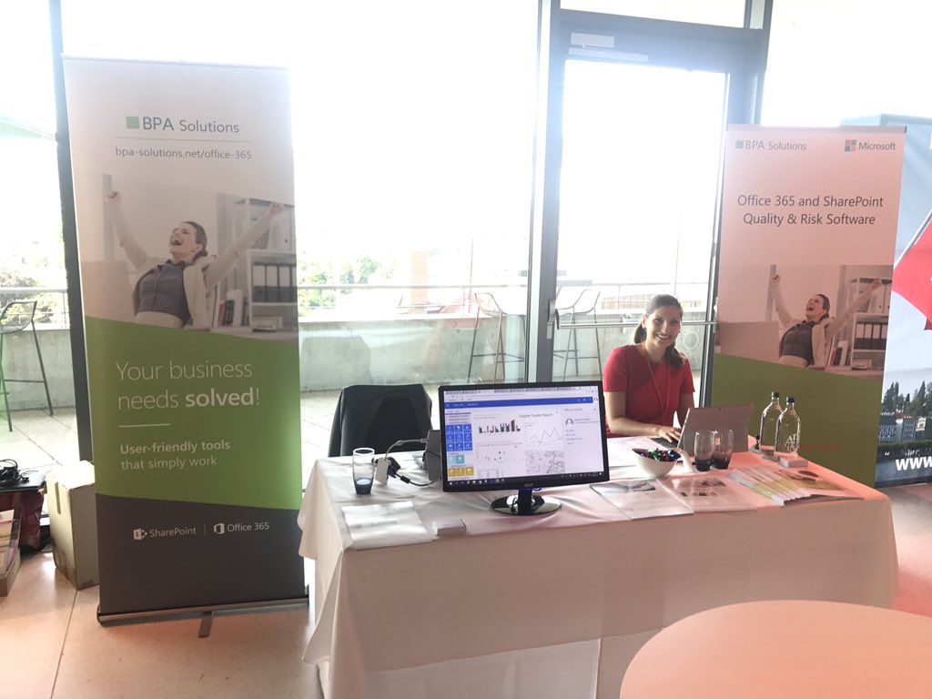 BorisLutz's tweet photo. Live from #SAQ day in Bern, presenting @BPA_SOLUTIONS  #office365 #regulatory compliance software https://t.co/Lp1mhTbFCF
