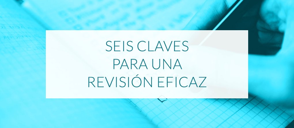 sinjania's tweet photo. Seis claves para una revisión eficaz. #Escribir https://t.co/l1sbfUs9Jc https://t.co/6AsuNzJ8Wz
