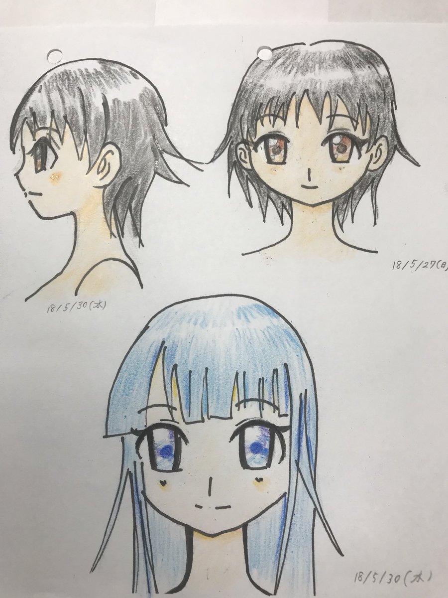 豆大福 On Twitter イラスト落書きと色鉛筆で色塗りの練習です 豆大福 On Twitter イラスト落書きと色鉛筆で色塗りの練習です