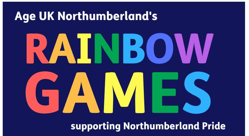 AgeUKNorthumber's tweet photo. It's the @AgeUKNorthumber Rainbow Games tonight at The Round House in support of @NlandPride - are you coming along? Tickets Β£2 per person. Prizes to be won
#Ashington #NorthumberlandPride #SevenDaysofPride https://t.co/Sl908fWhln
