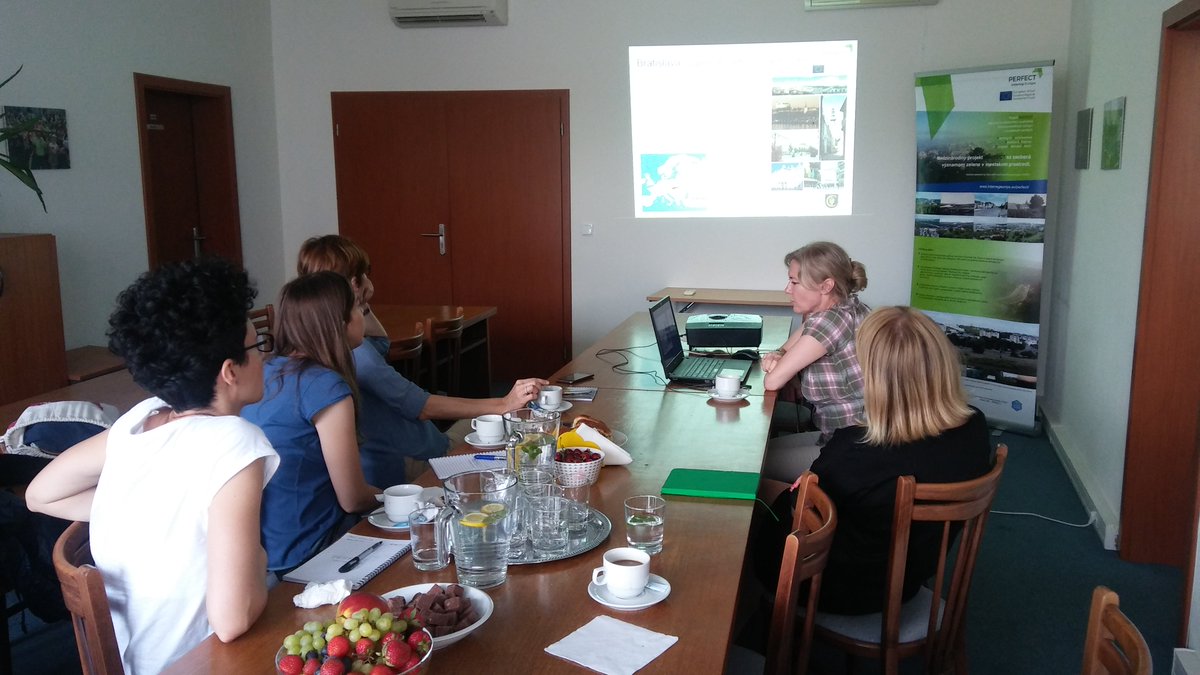ZuzanaHudekova's tweet photo. The visit and workshadowing with our Ferrara partners #greeninfrastructure #perfect_eu https://t.co/lXaI409VdM