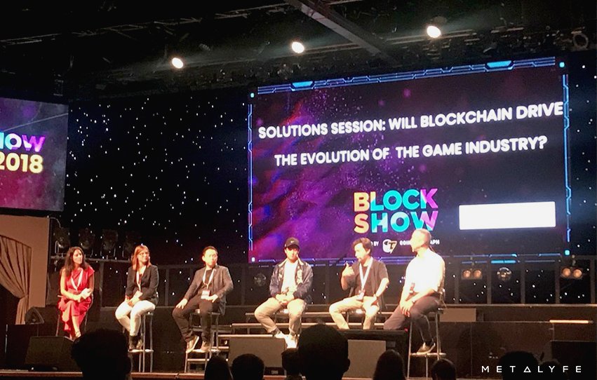 metalyfe's tweet photo. One of the highlights at #blockshow2018 if you ask us:
"Will blockchain drive the evolution of the game industry?" - Yes it will, and we know how!
Thank you #BlockShowEurope for two great days in Berlin 👏 https://t.co/ANKE1aD4TU
