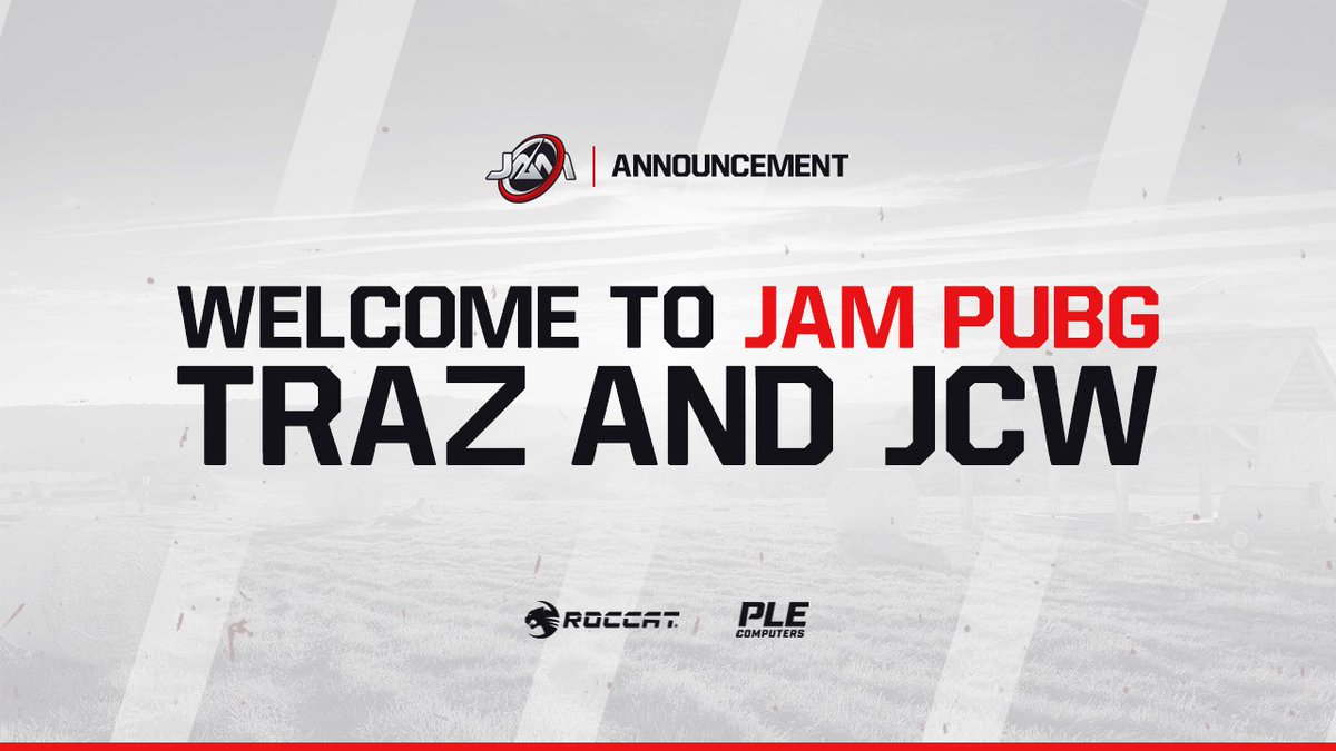 JAMGamingAU's tweet photo. ✅ Training complete
✅ Ready to drop!

Welcome @JAM_Traz &amp; @JAM_jcw to JAM #PUBG 👊 https://t.co/uLaBY76LDZ