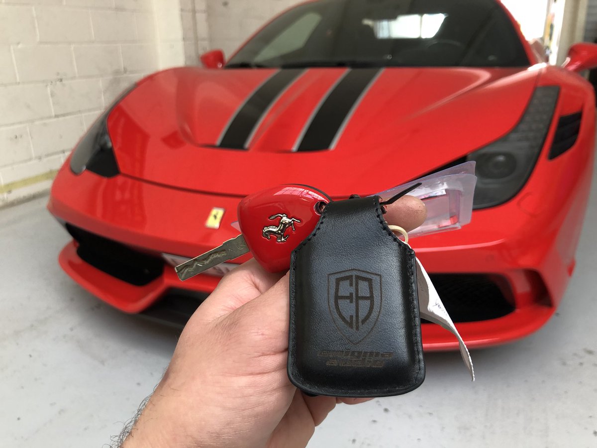 EnigmaAudio's tweet photo. Ferrari 458 Speciale 
Air shipped all the way from @visitdubai #UEA for installation of security and safety devices @EnigmaAudio 
@ScuderiaFerrari #458 #458speciale #cat5 #gpstracker @TargetBluEye #targetblueye #antitheft #security #ferrari @F1 @vodafoneuk @CARSEurope https://t.co/rDAWC3mL0u